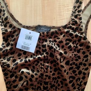 NWT Velvet Leopard Bodysuit